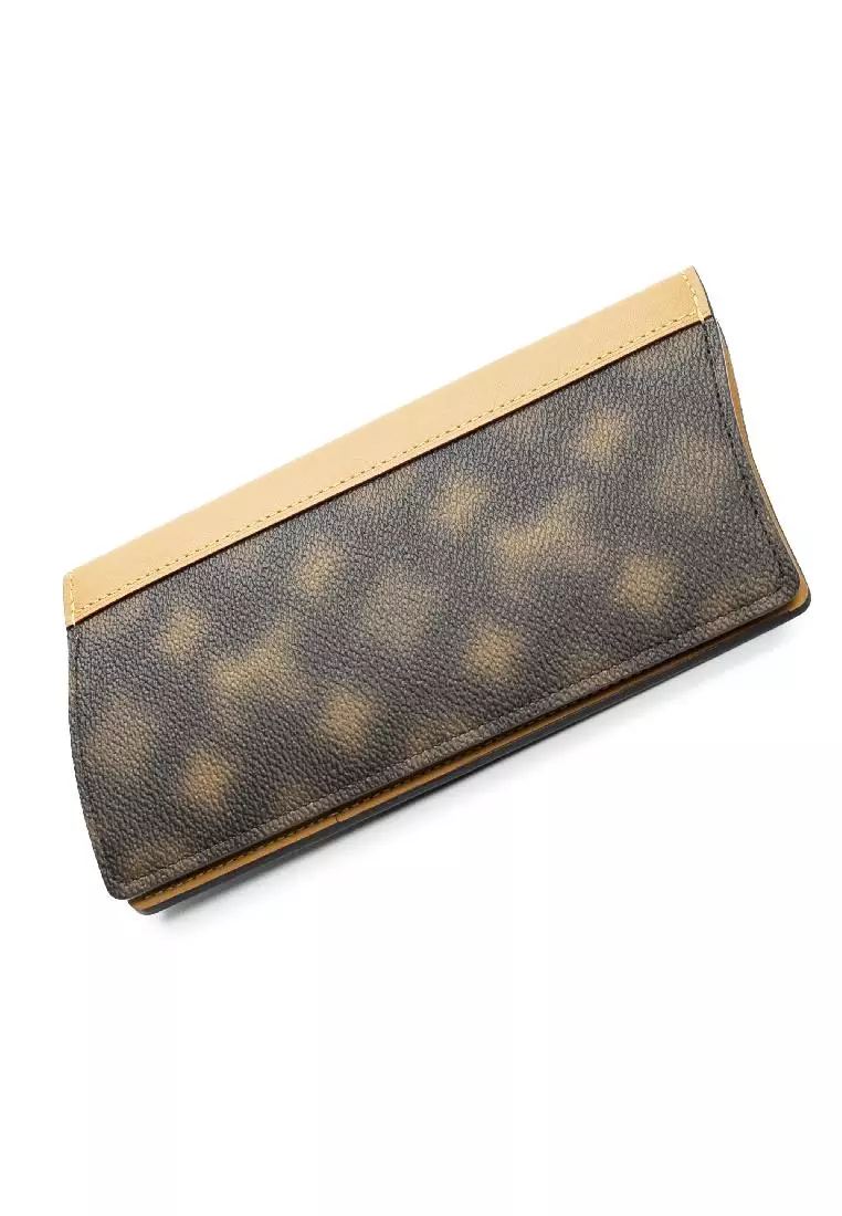 LOUIS VUITTON Authentic Women's Amplant Mini Wallet Trifold