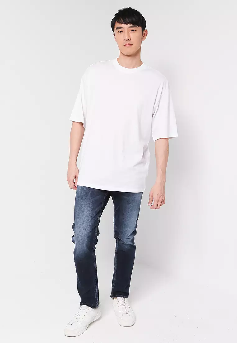 Buy H&M Oversized Fit Cotton T-Shirt 2024 Online