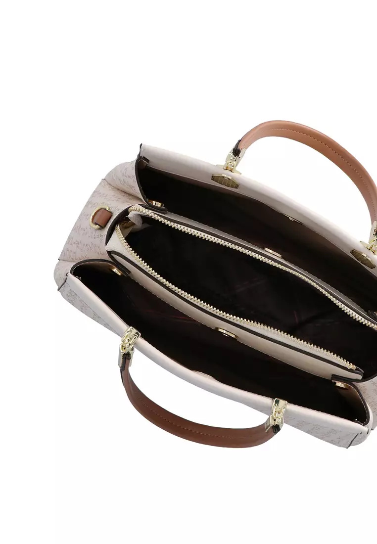 Buy Carlo Rino Carlo EV Top-Handle Bag - Beige Online | ZALORA Malaysia