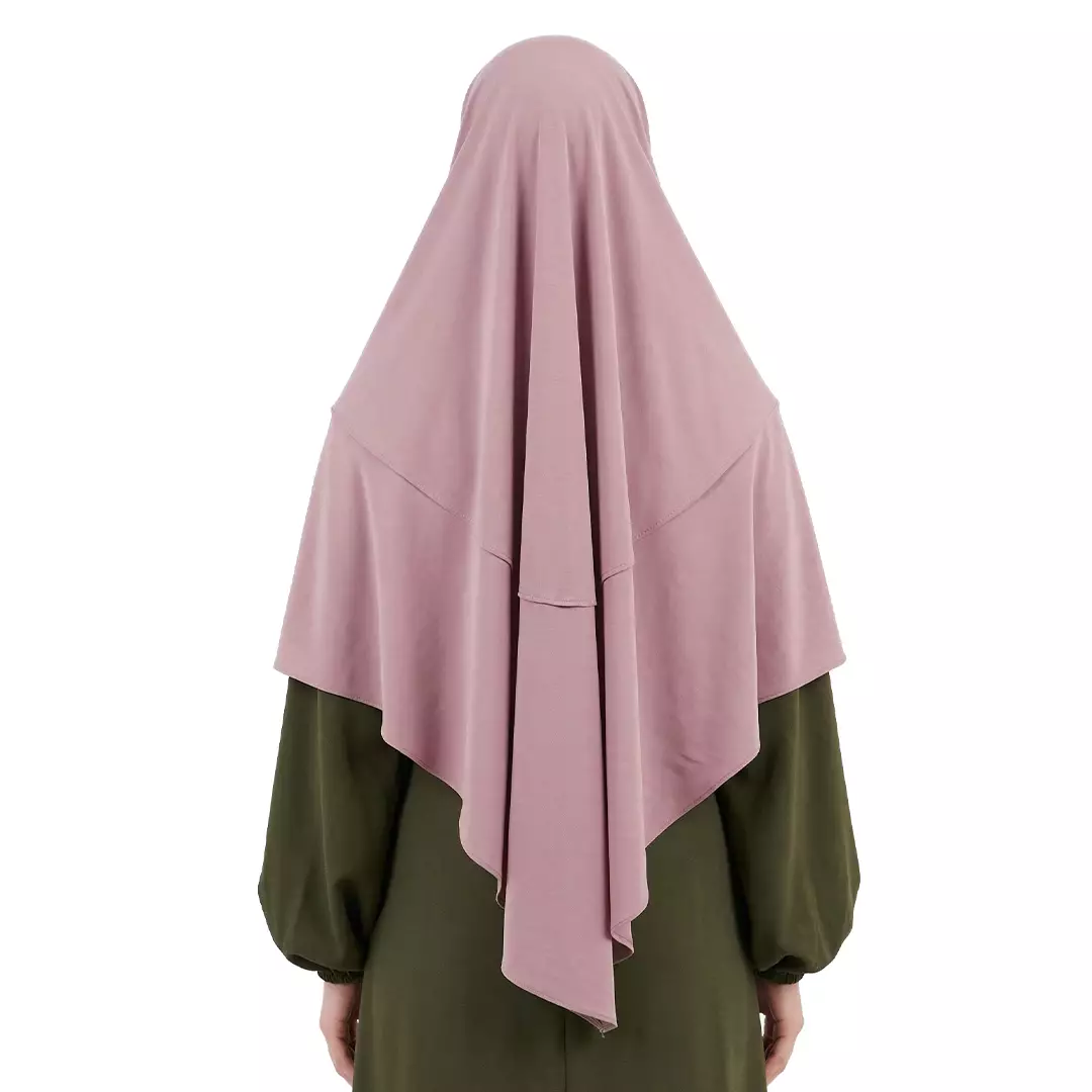 Rabbani - Kerudung Instan Wanita Dewasa Latisa Exclusive - Dusty Pink size M