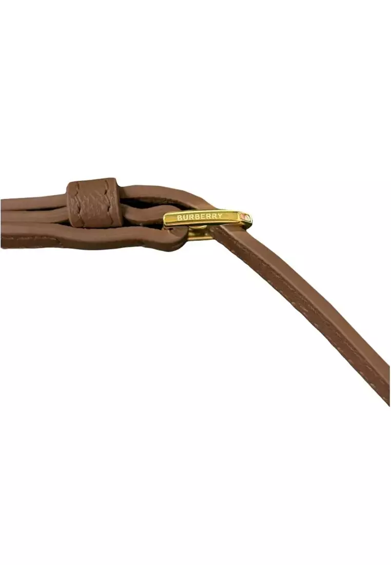 New Hampshire Check Canvas & Leather Crossbody Bag in Brown 81072701