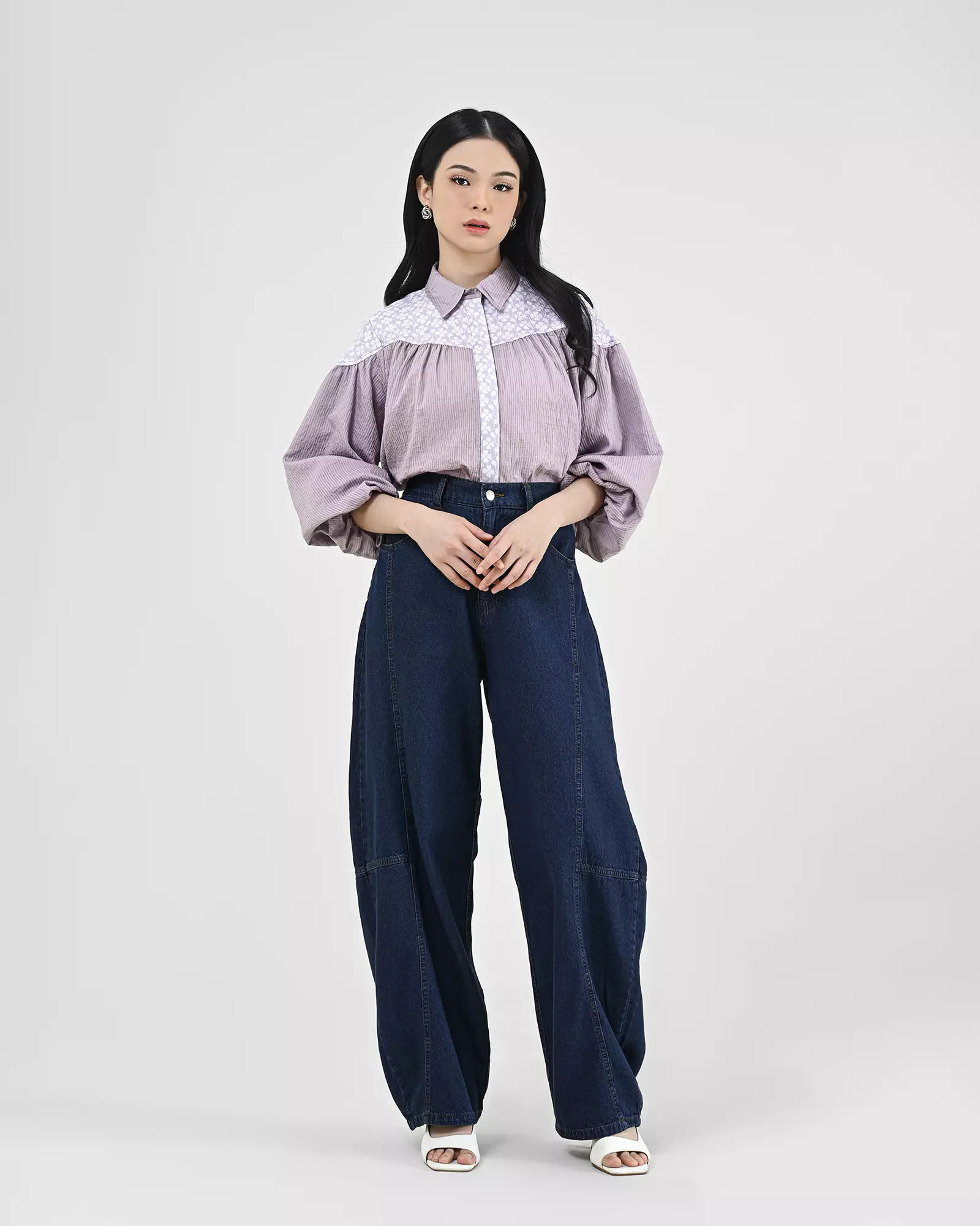 Geulis.id DIZZY DENIM PANTS - Blue