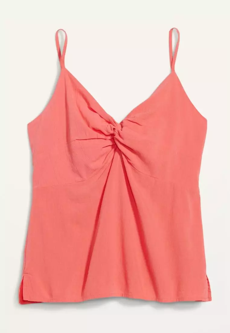 Fitted Twist-Front Cami Top for Women
