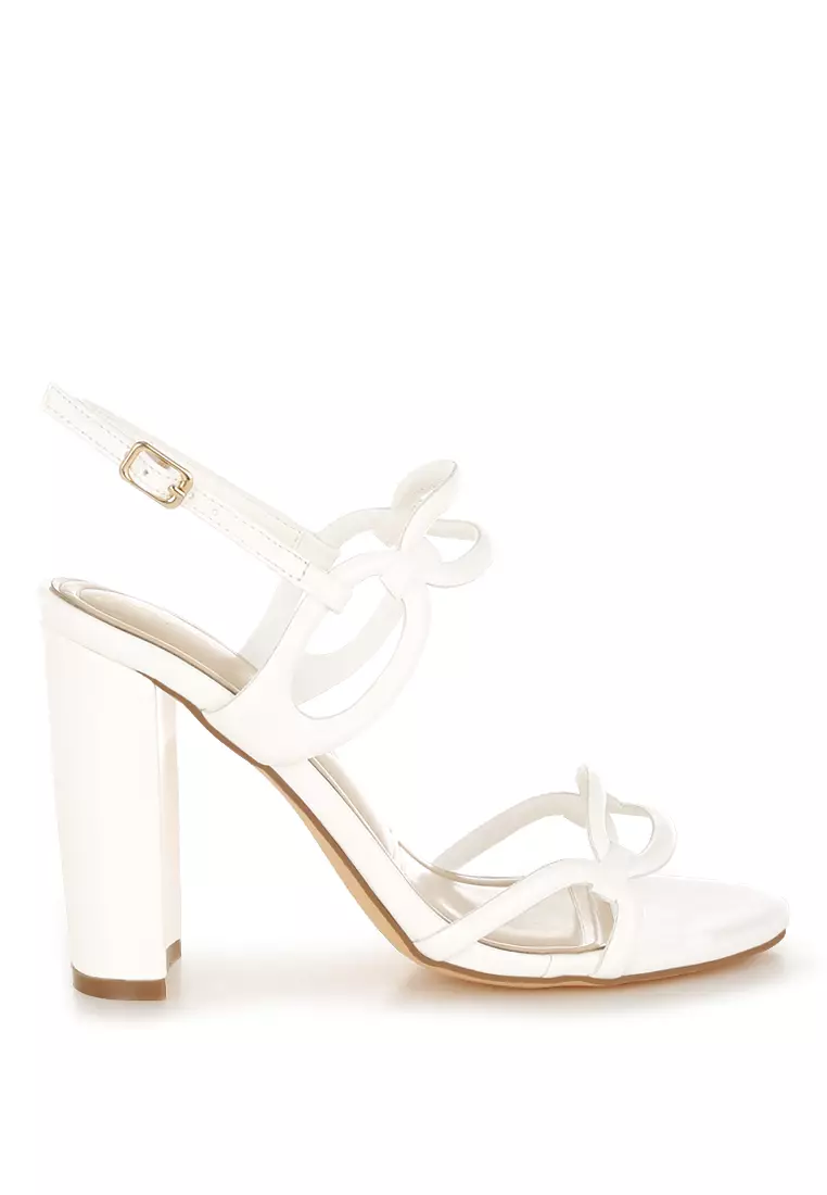 Discount on London Rag  shoes - SKU: Black Cut Out Chain Sandals