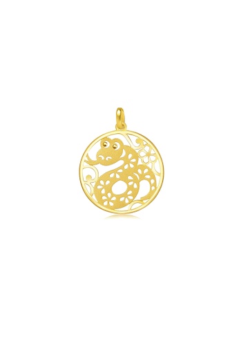 MJ Jewellery gold MJ Jewellery 5G Gold Zodiac Collection- Snake Pendant B261F, 375 Gold 1E828AC4FB27C4GS_1