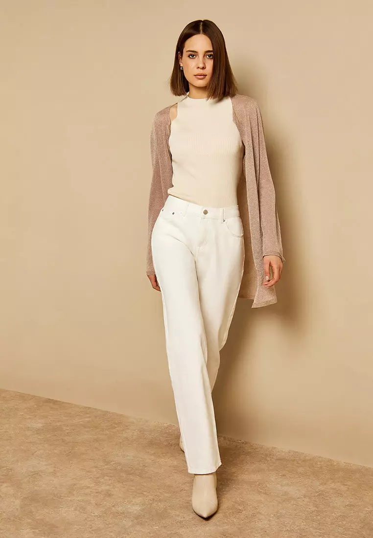 Buy GWD Pippa Sparkle Long Line Cardigan 2025 Online ZALORA