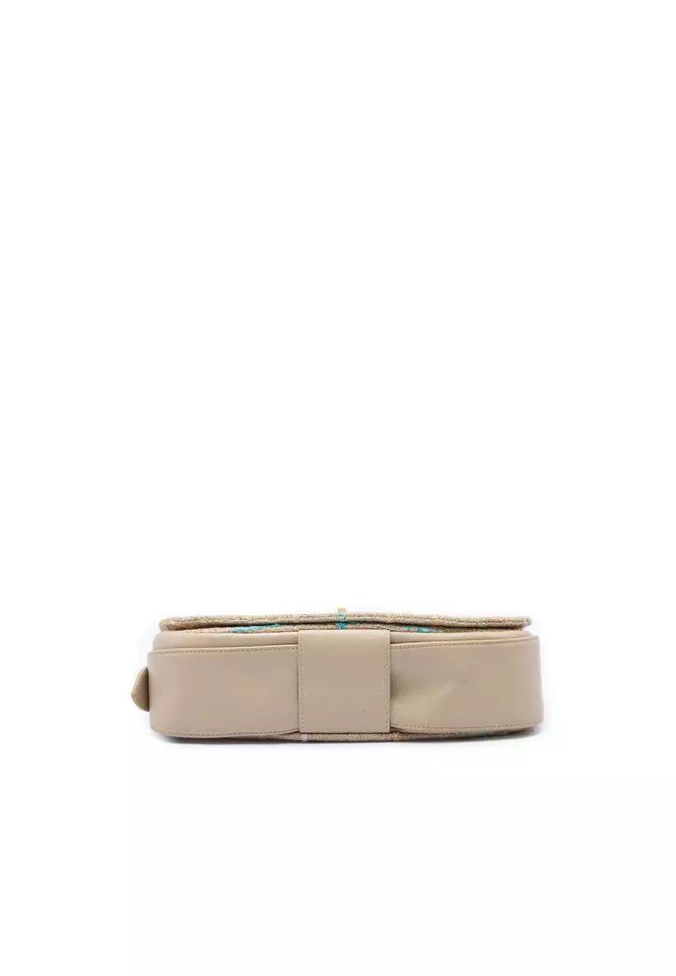 Pre-Loved Chanel Chocolate Bar Tweed Mademoiselle Satchel