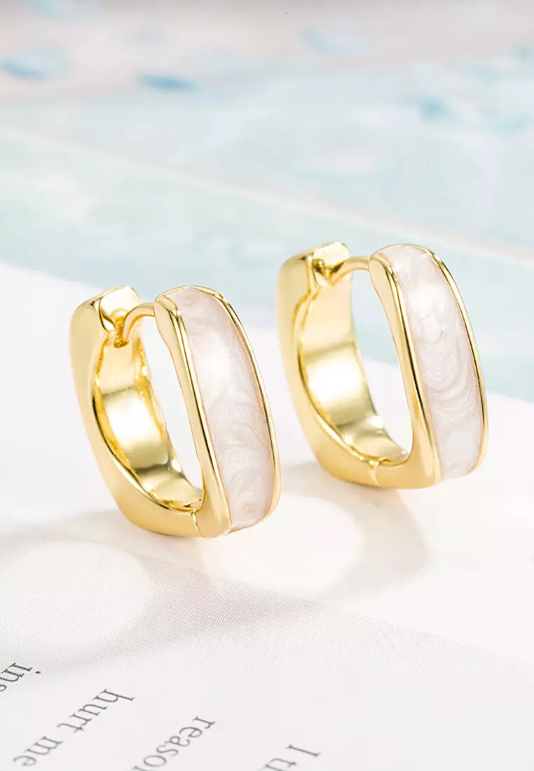 Anting Wanita Titanium Korea Anting Cewek Anti Pudar high quality Kotak Indah COD