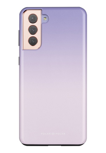 Polar Polar purple Violet Blue Pastel Samsung Galaxy S21 Plus 5G Dual-Layer Protective Phone Case (Glossy) F4832ACA7C2AACGS_1