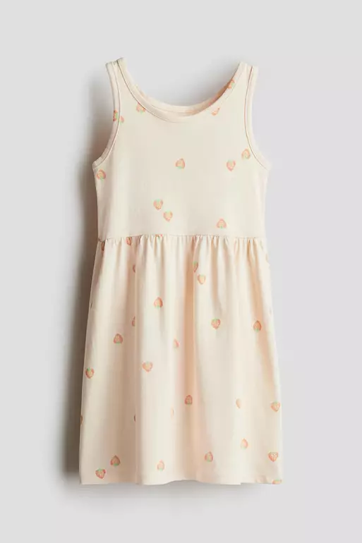 Patterned cotton dress