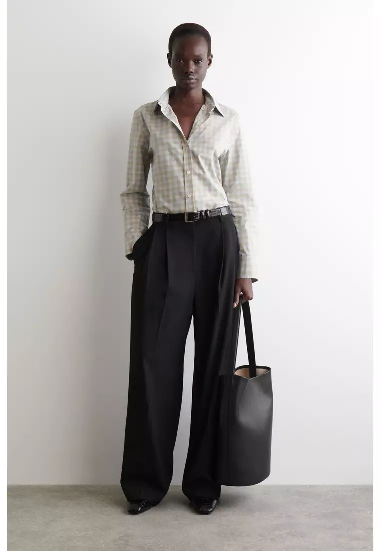 GINGHAM COTTON SHIRT