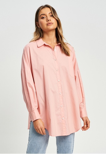 St MRLO pink Requisite Shirt 41023AA74546CAGS_1