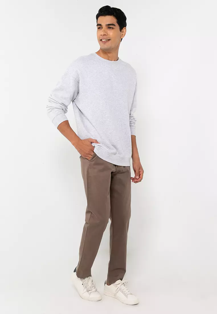 Premium Sateen Slim Chinos