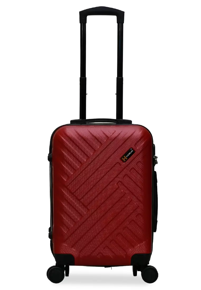 Carlton Koper Unisex Size 20 Inch Suitcase Large Compartment Material ABS+PVC Coated ORIGINAL - Red