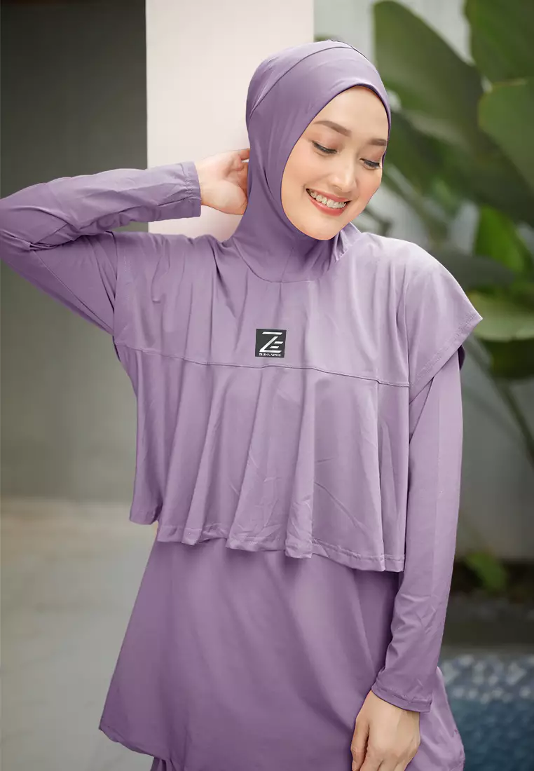 Baju Renang Muslimah Cetta Basic Swimwear | Reguler (L) & Bigsize (XL)