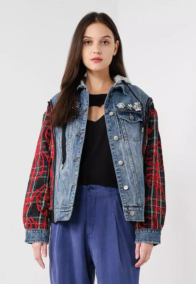 Desigual denim 2024 jacket sale