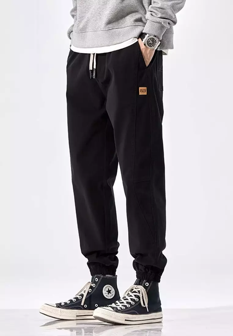 Drawstring Slim Jogger Pants