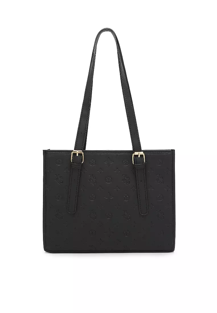 Mcm klara monogrammed satchel on sale bag