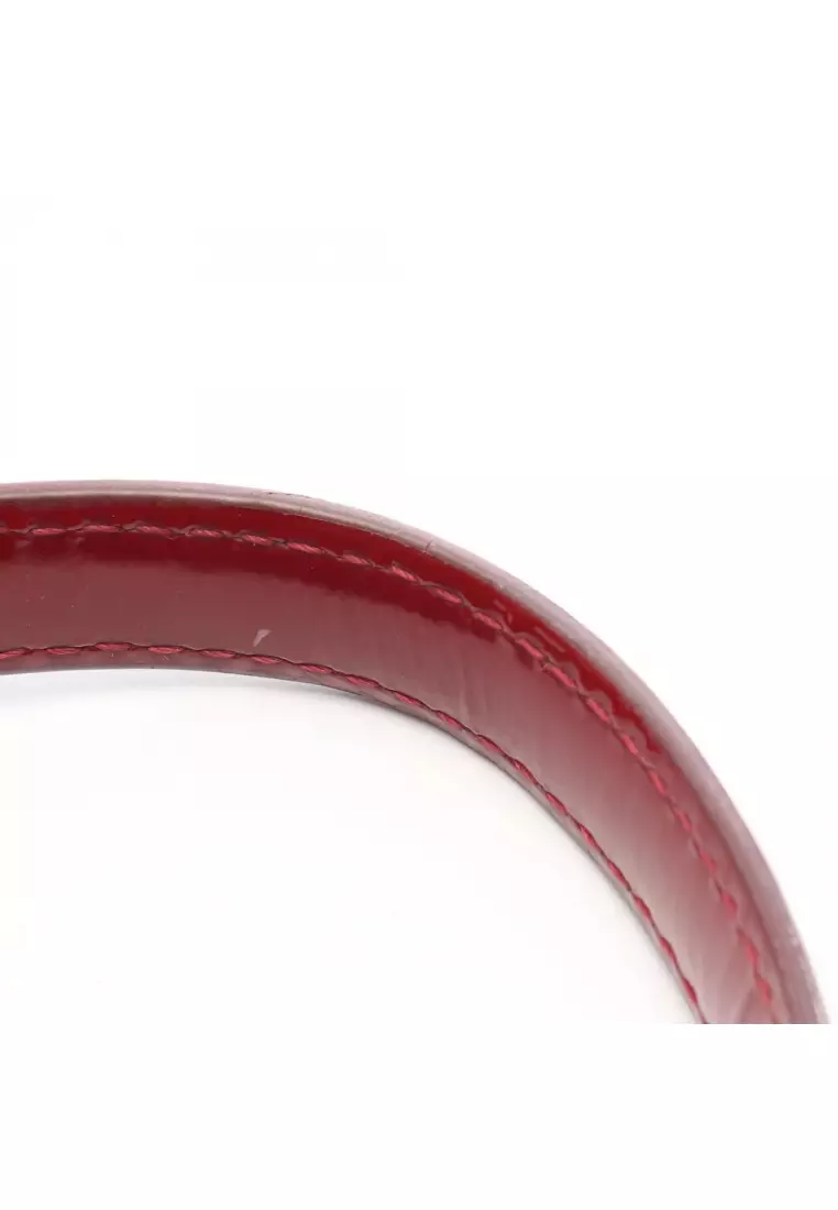 Pre-Loved Anteprima wire bag Handbag PVC fabric Patent leather Red 2WAY