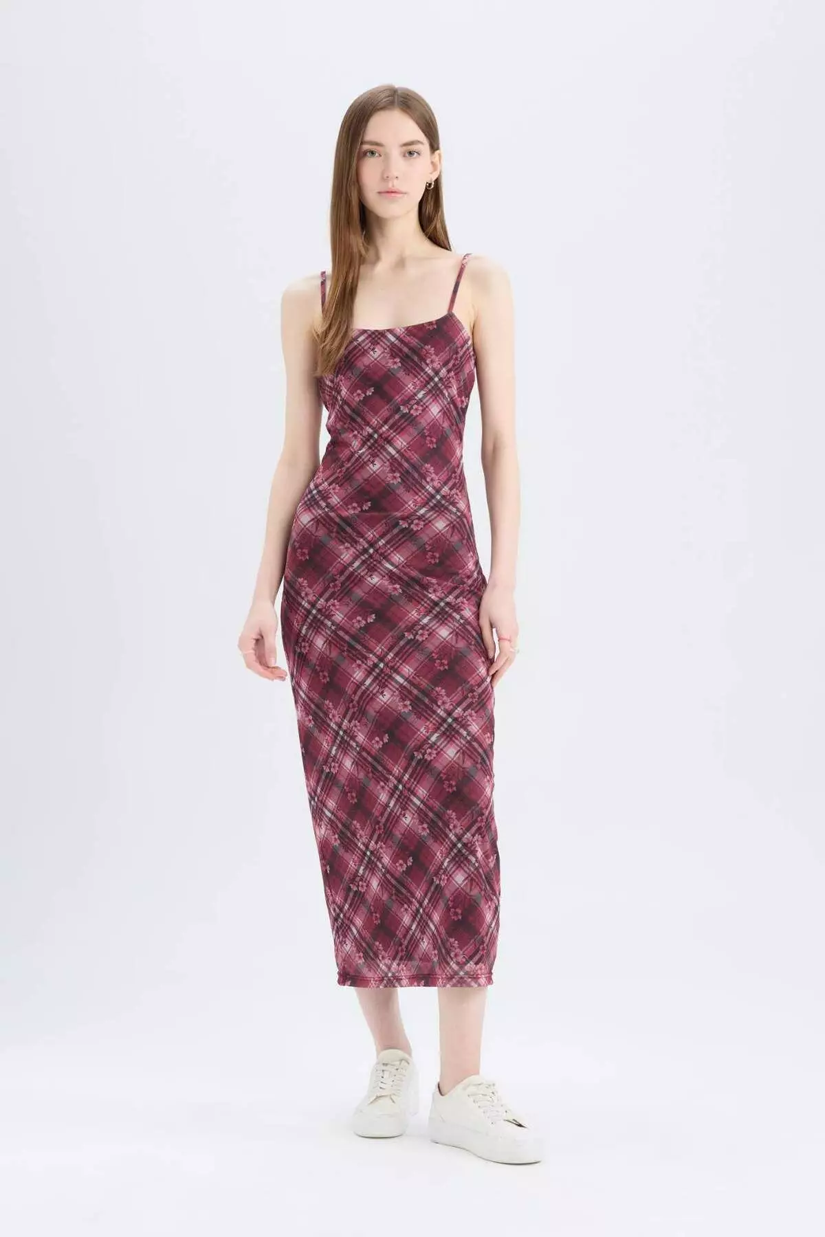 Claret Red Dress