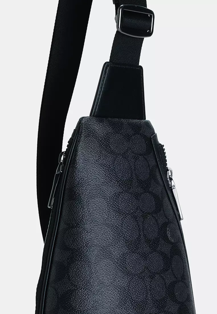 Buy Coach Dominic Sling Pack In Signature Canvas 2026 Online | ZALORA