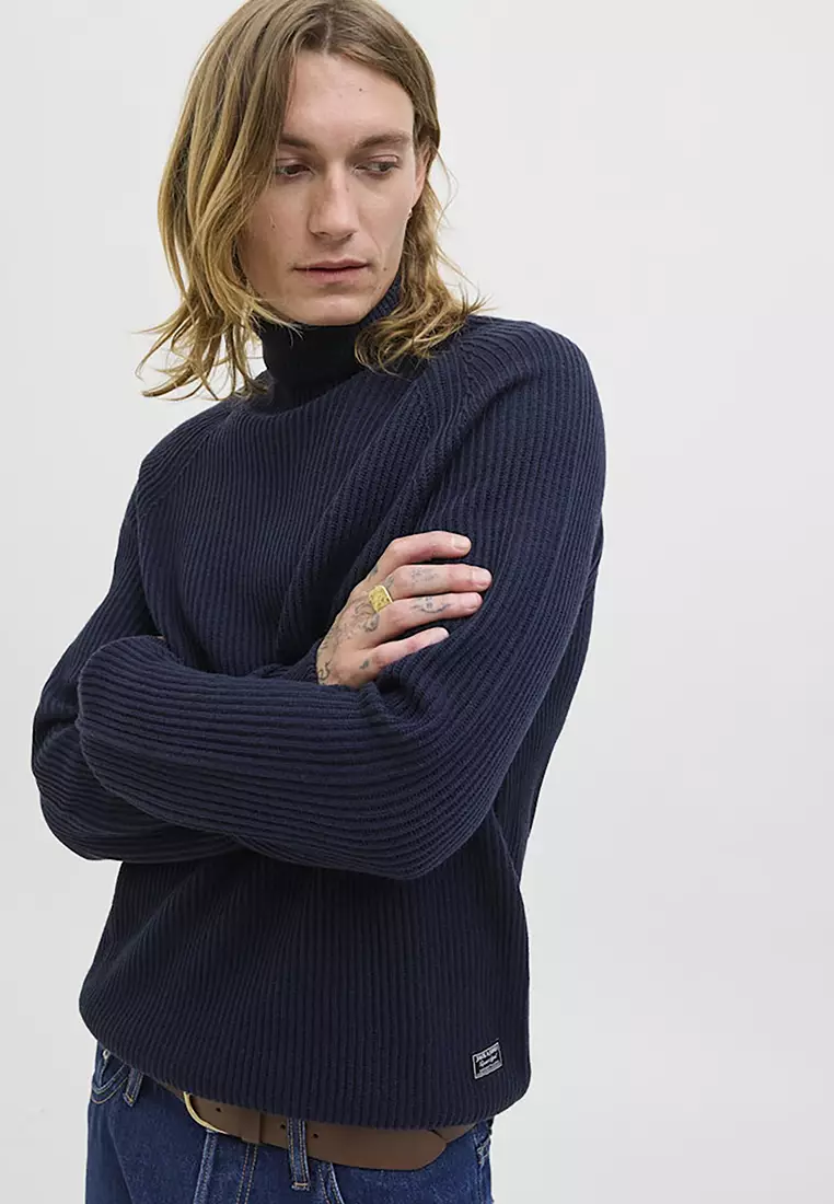 Roll Neck Knit Sweater