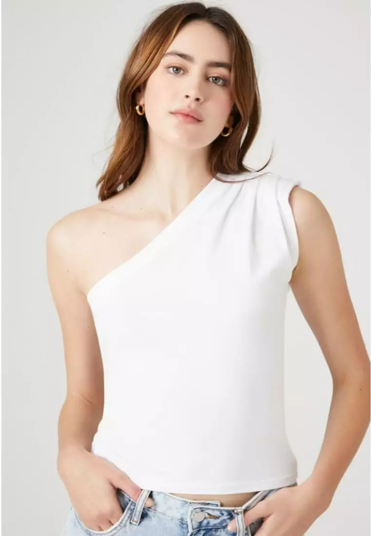 Forever 21 one shoulder hot sale top