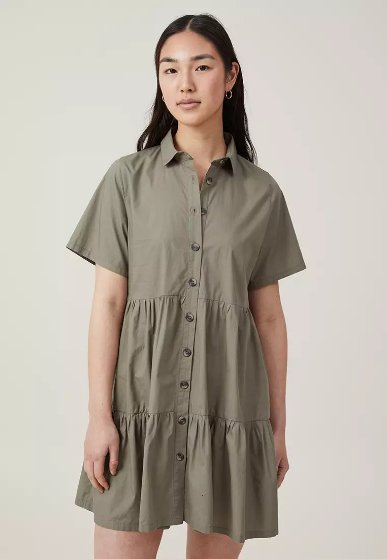 Cotton on button store up dress