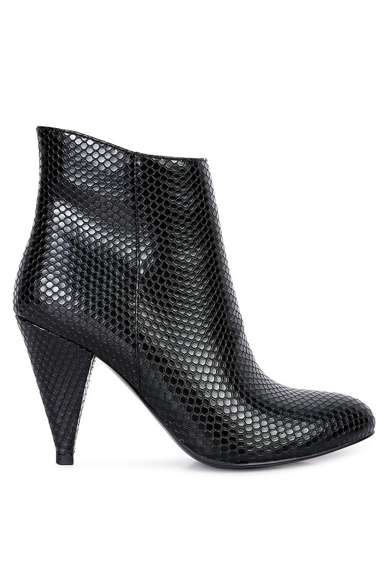 Black Heeled Ankle Boots