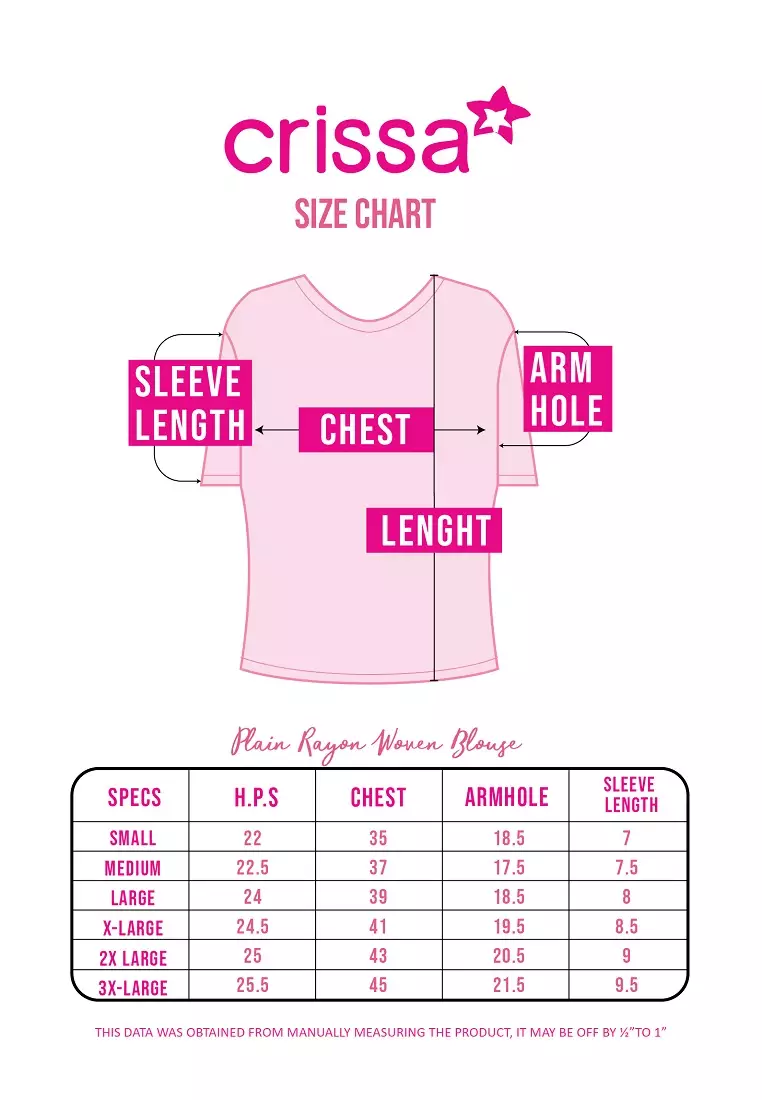 Woven Plain Rayon Short Sleeves Blouse