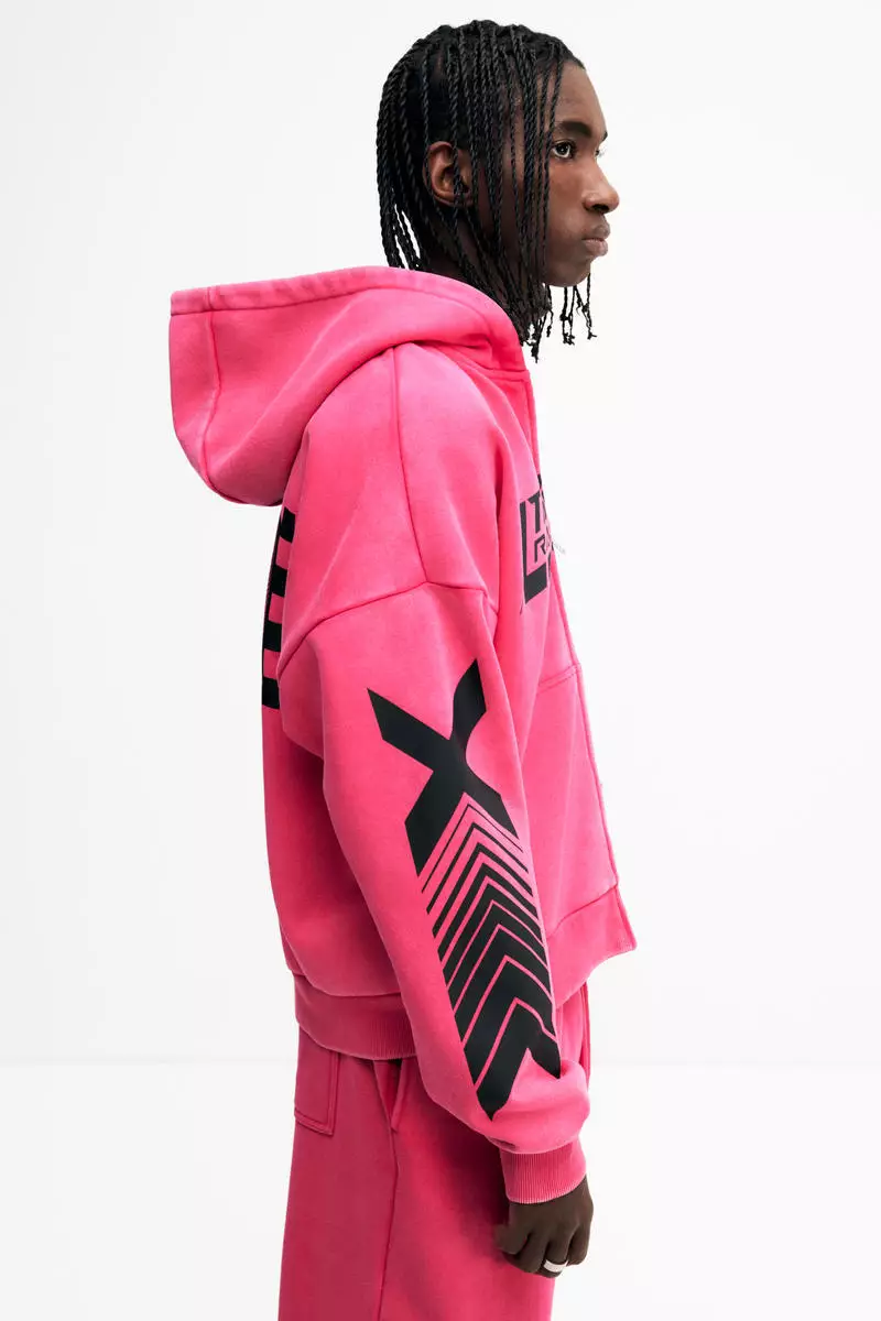 Oversized Fit Zip-through hoodie