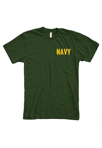 MRL Prints green Pocket Navy T-Shirt EB055AA031DEF2GS_1