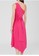BarBar pink Stretch Single-Shoulder Dress with Inserts 64DAAAA04E94E5GS_2
