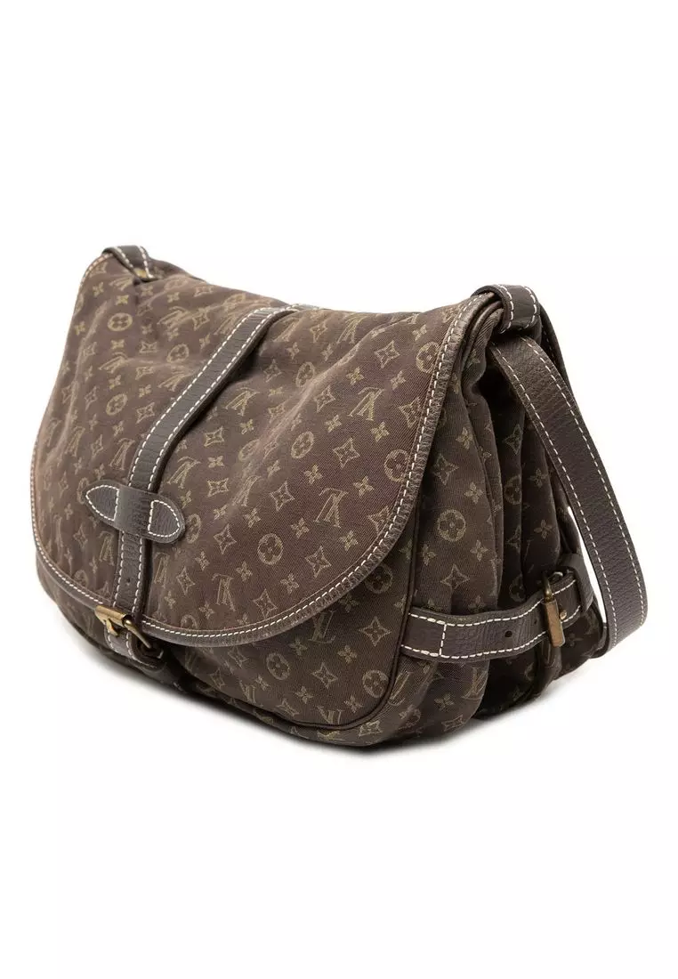 Pre-Loved Louis Vuitton Monogram Mini Lin Saumur 30