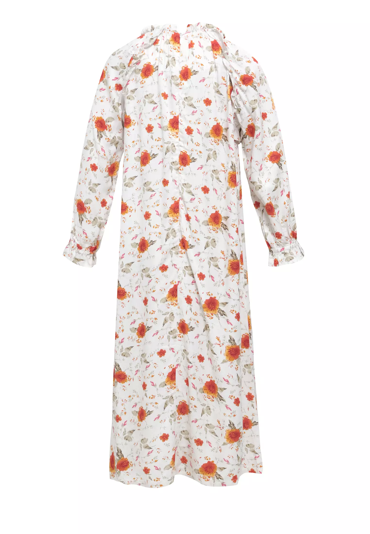 MFMW Lil Gulgulali Dress Gamis Anak Cream Motif Bunga