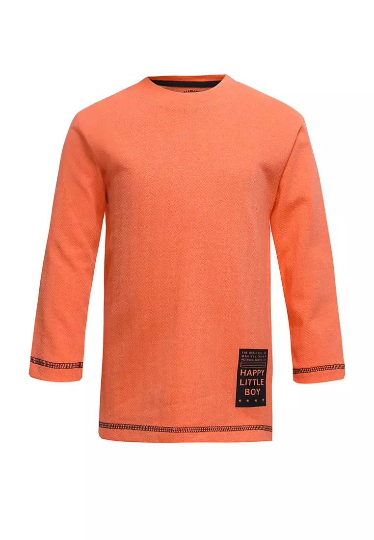 Qna Boy Asaph T-shirt Panjang Anak Salem Tua