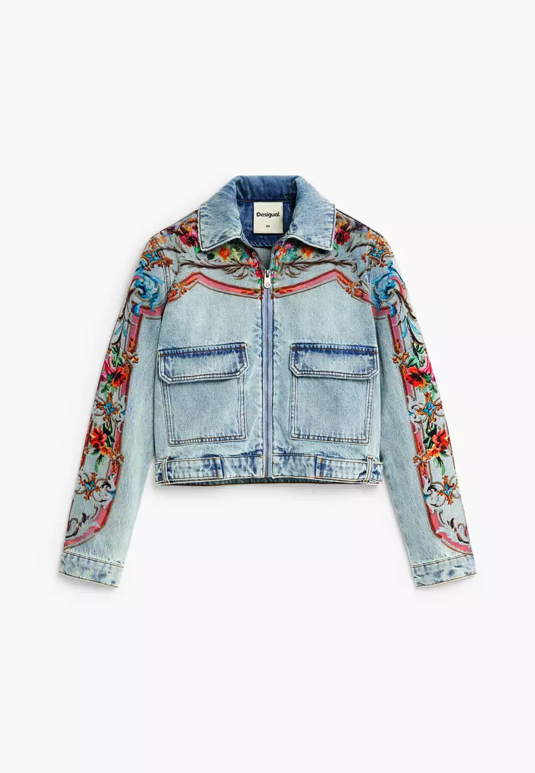 Embroidered Denim Jacket