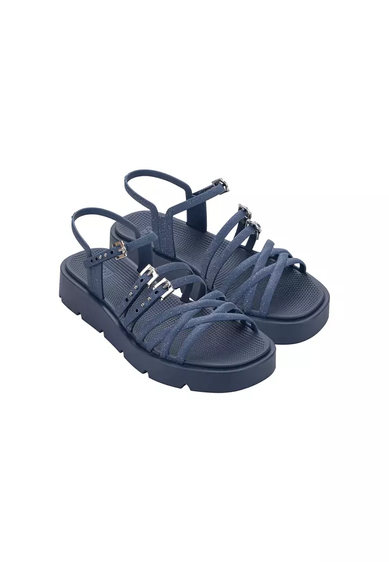 Discount on Zaxy  shoes - SKU: Zaxy Sparkle Sand Navy Comfortable Sandals for Ladies