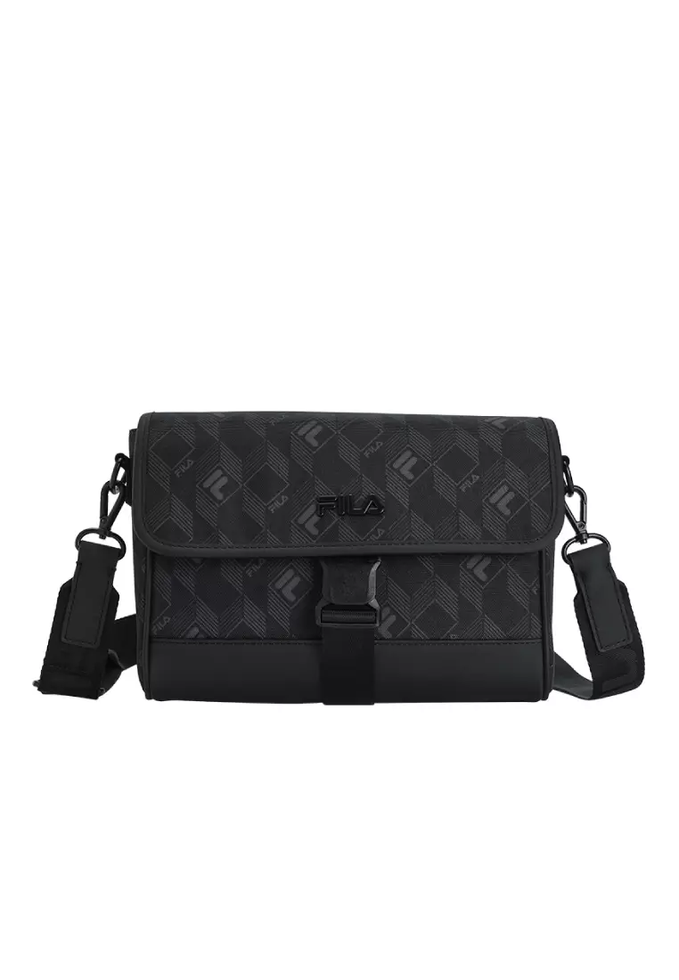 ☆送料無料☆ FILA CORE BAG ☆ FILA CORE LIFESTYLE ORIGINALE BAGS Men Crossbody Bag (Black
