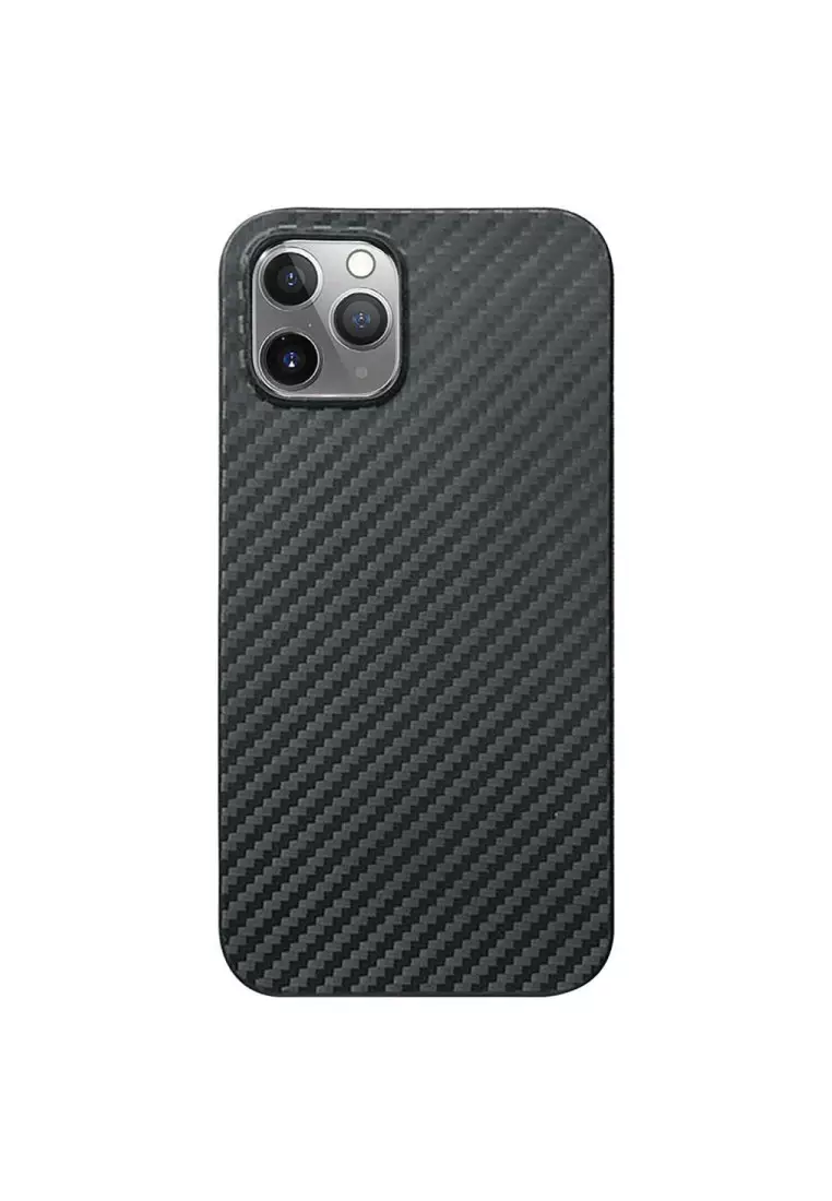 Carbon Fibre Matte Soft Phone Case Phone Cover Phone Casing Carbon Fiber for iPhone 12 Pro Max A2