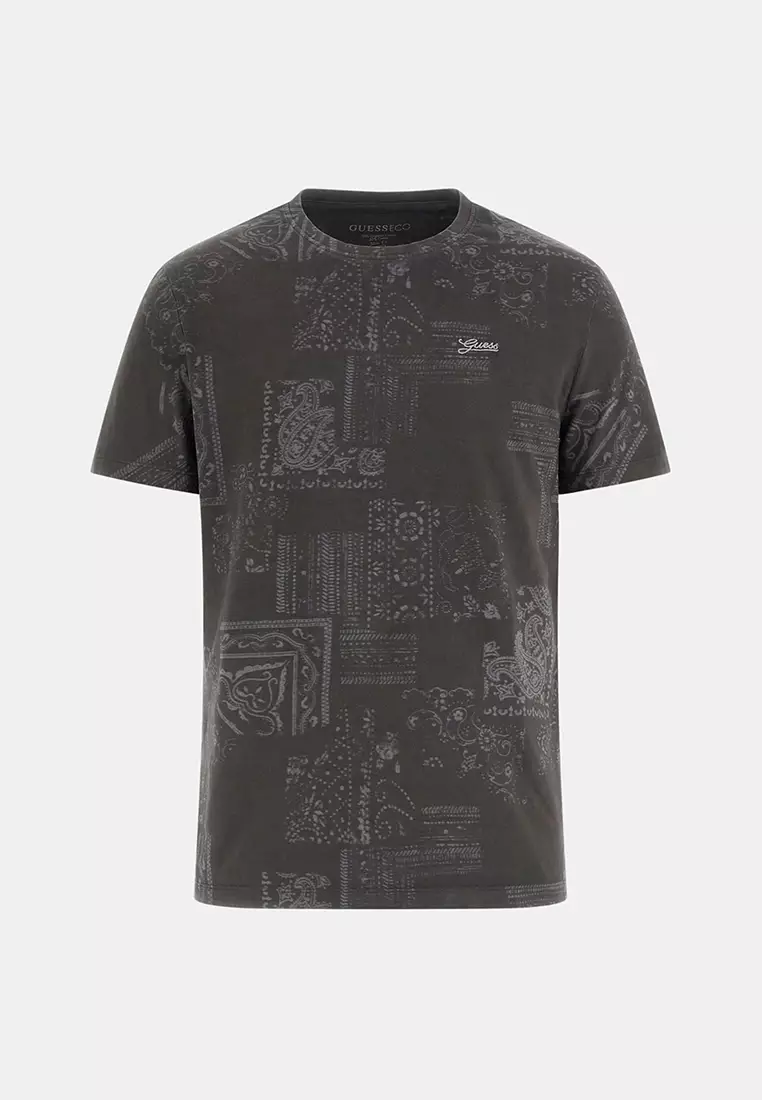 Shortsleeves Crew Neck Lasered Aop Tee