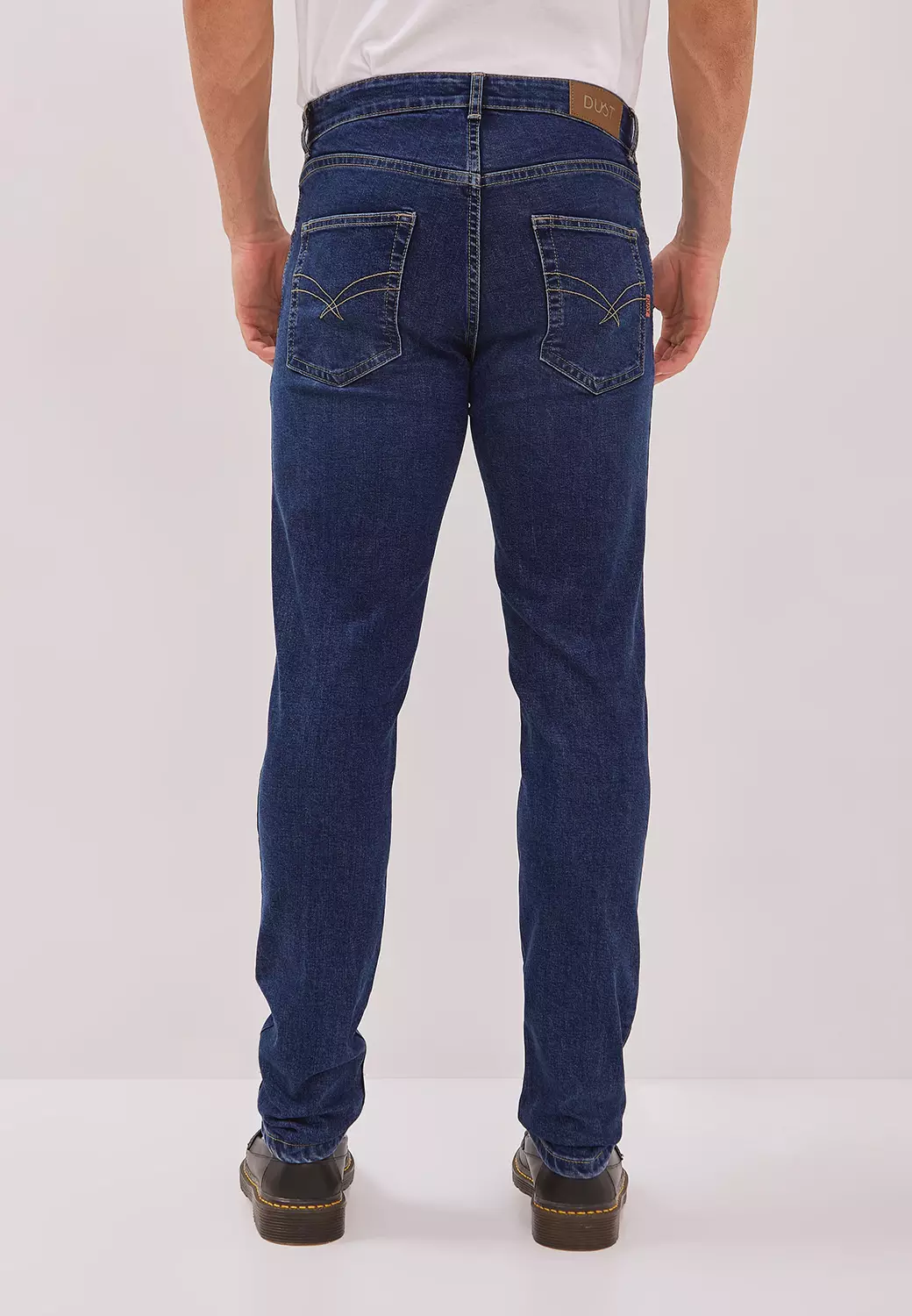 Jual DUST DUST Celana Slim Jeans Dinata Blue (DM.3728) Original 2026 ...