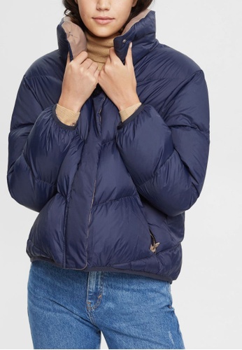 ESPRIT navy ESPRIT Quilted jacket with recycled down filling C91A6AAD702503GS_1