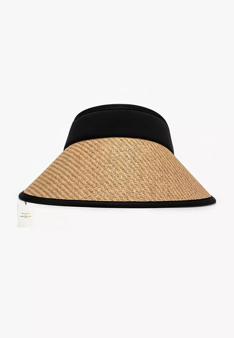 Foldable Natural Straw Sun Hat JW MC-22H029