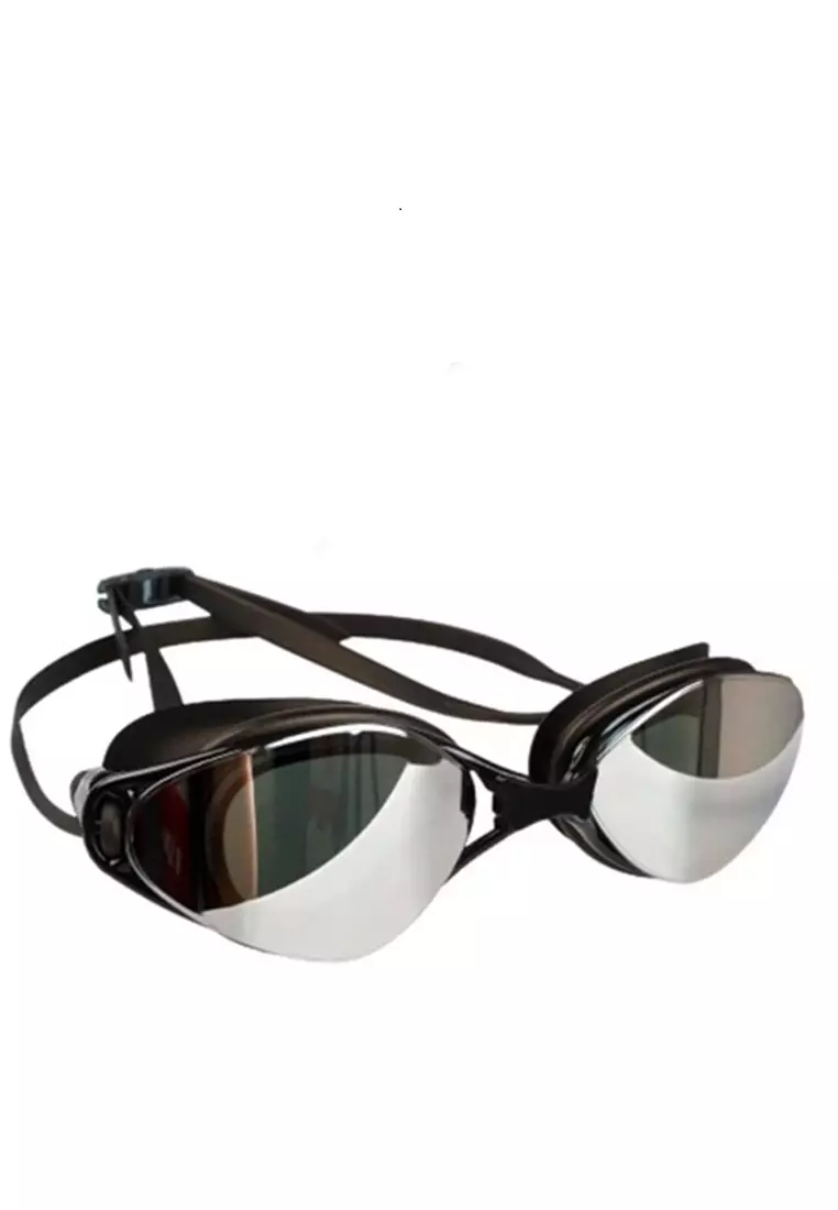 Qanic Kacamata Renang Anti Fog UV Protection Perfect Design Material Polycarbonate ORIGINAL - Black