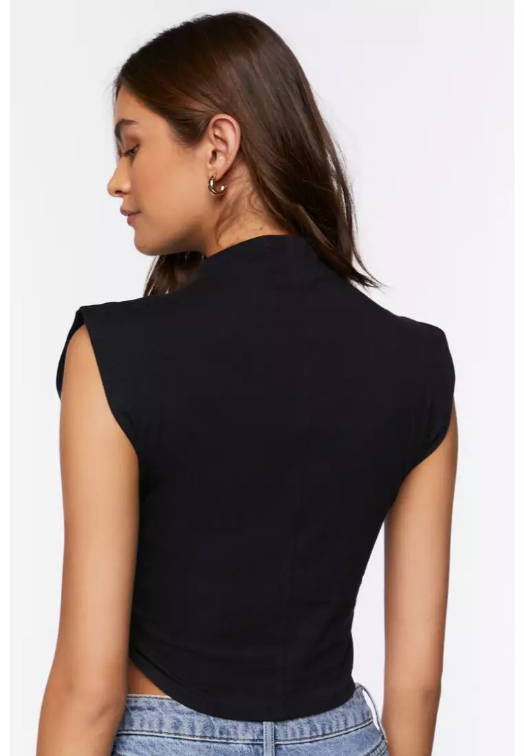 Mock neck top forever 21 hotsell