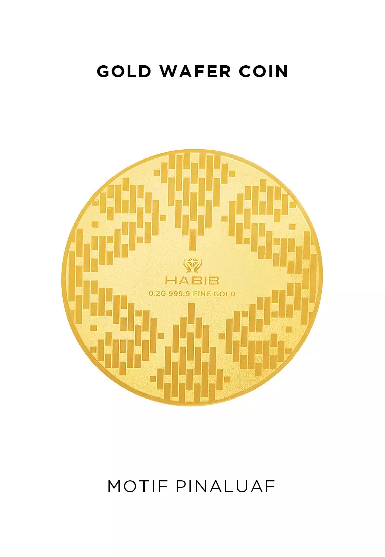 HABIB Anyaman 2.0 Collection | 999.9 Gold Wafer Coin (0.20g)