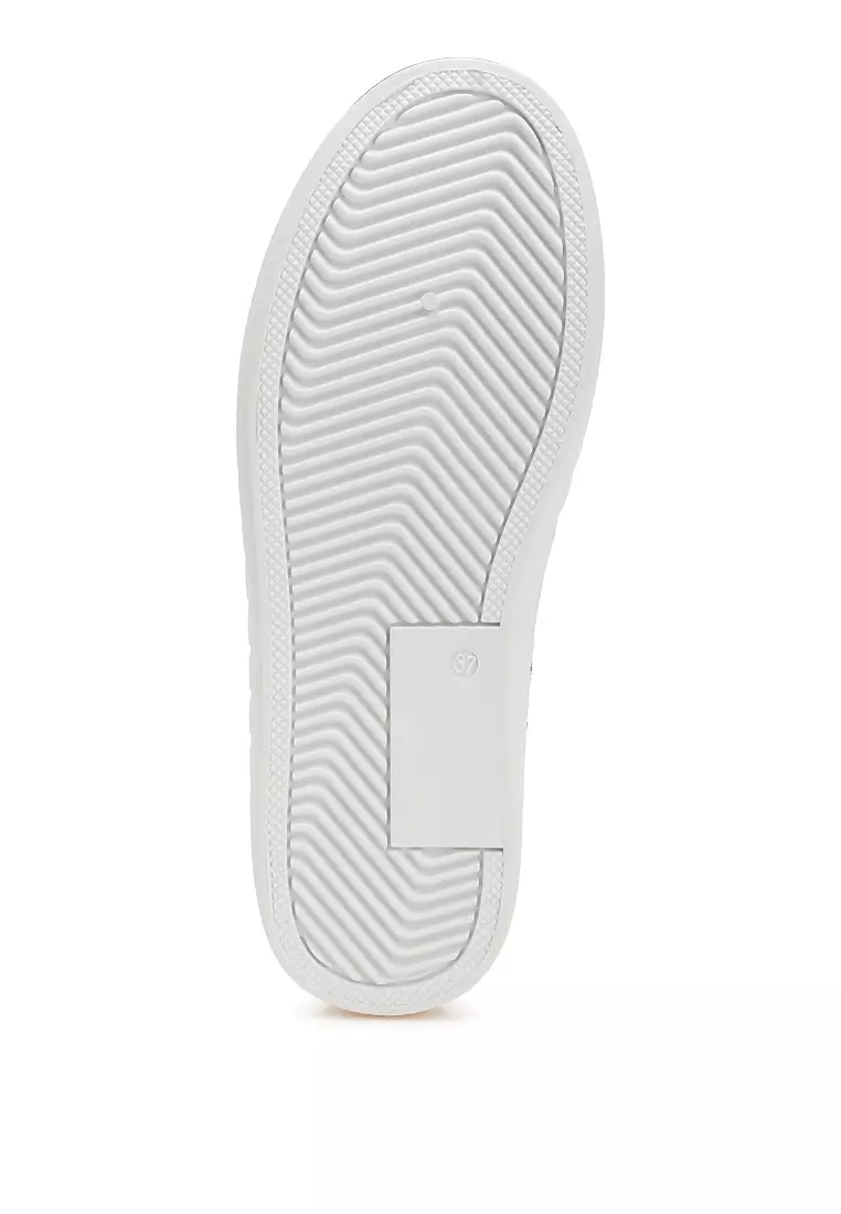 Glitter Star Chunky Sneakers in Silver