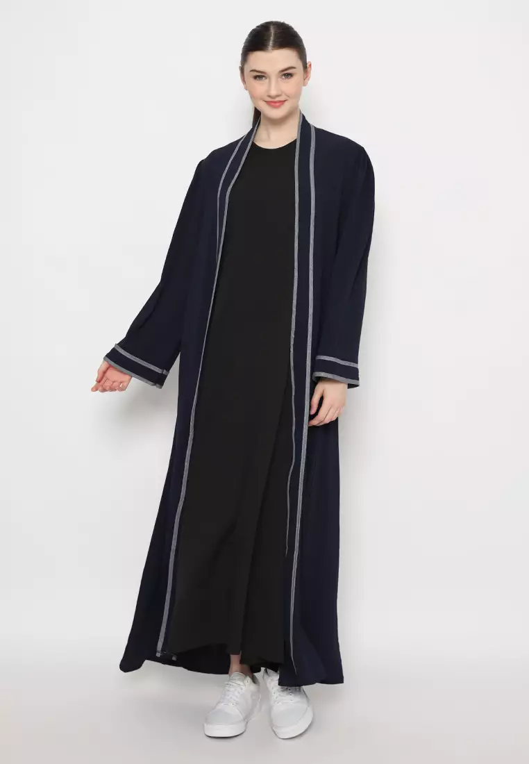 Sheeva Abaya Navy
