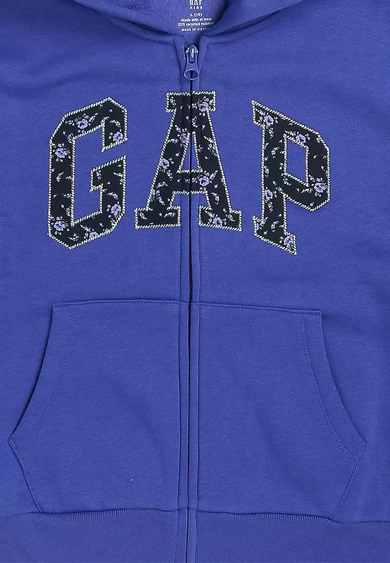 Vintage Soft Logo Full Zip Hoodie